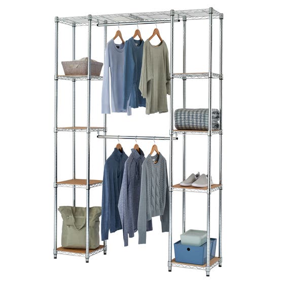 Trinity Expandable Closet Organizer (Chrome)