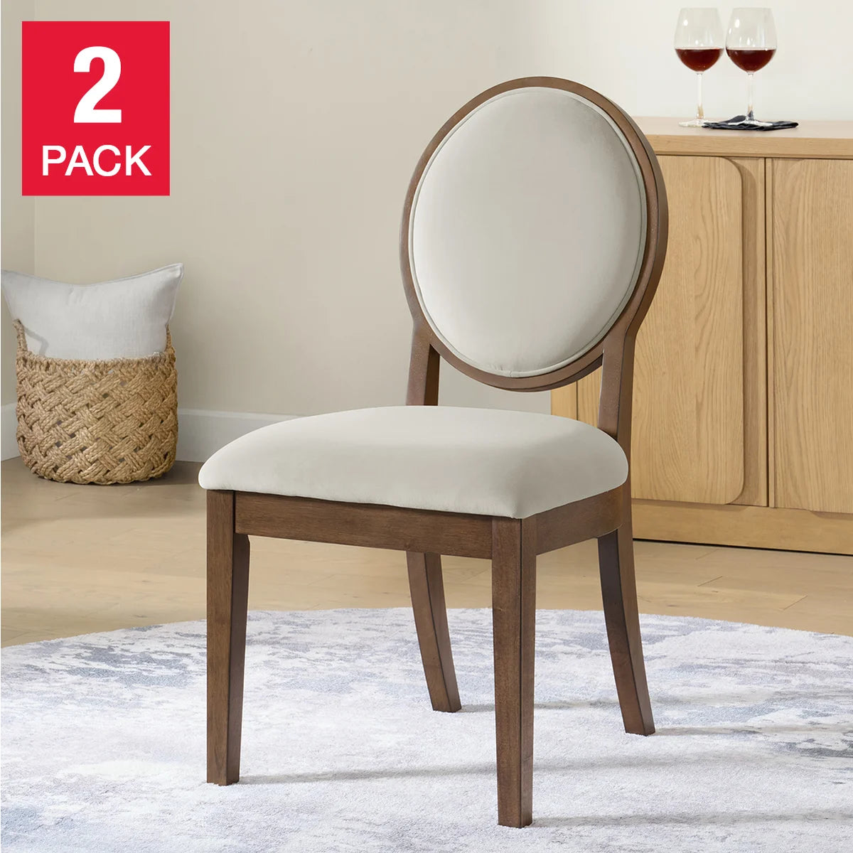 Evelyn Jane Dining Chair, 2-pack