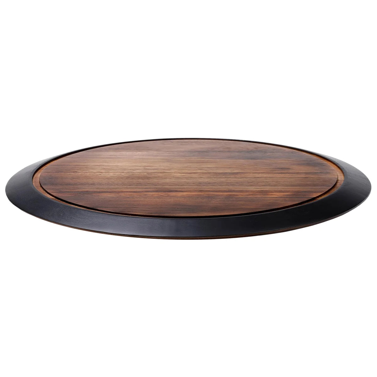 BirdRock Home Lazy Susan with Chalkboard Edge