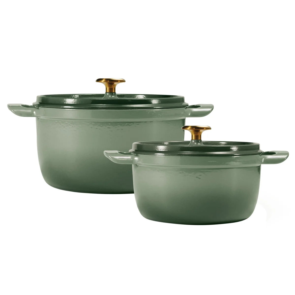 Tramontina Cast Iron Covered Casserole Set, Set of 2