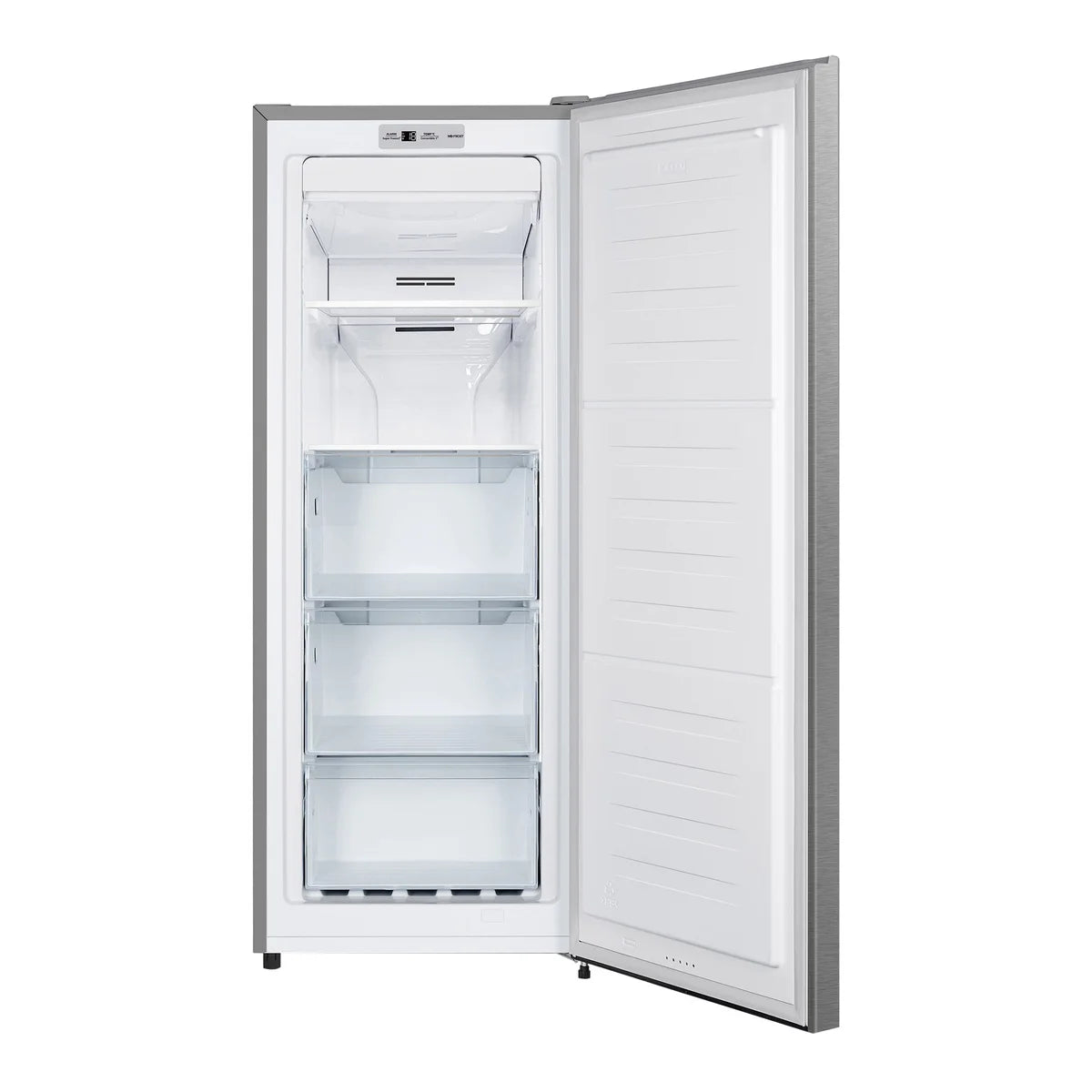 Hisense 6.0 cu ft. Stainless Steel Look Convertible Upright Fridge or Freezer - Frost Free