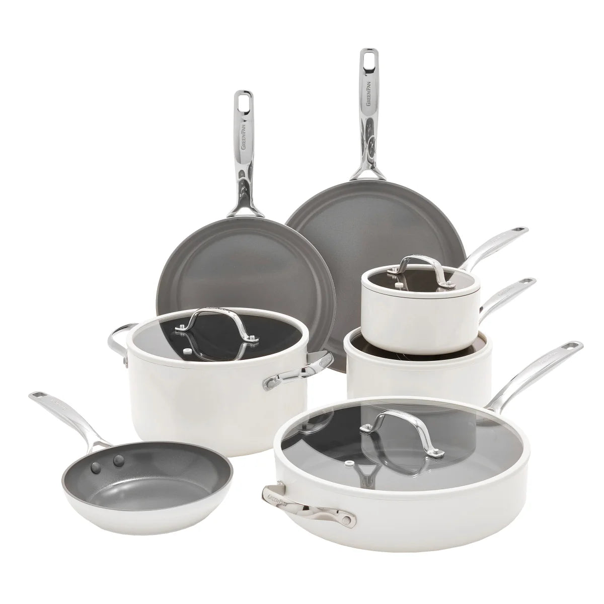 GreenPan Eras Ceramic Non-Stick 11-piece Cookware Set