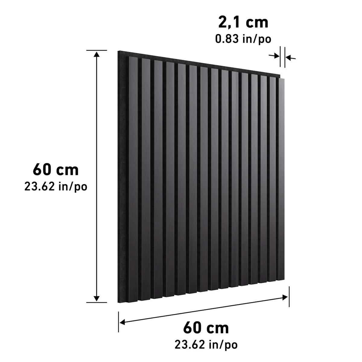 Artika Sonolok Sound-Absorbing Slatted Panel Kit