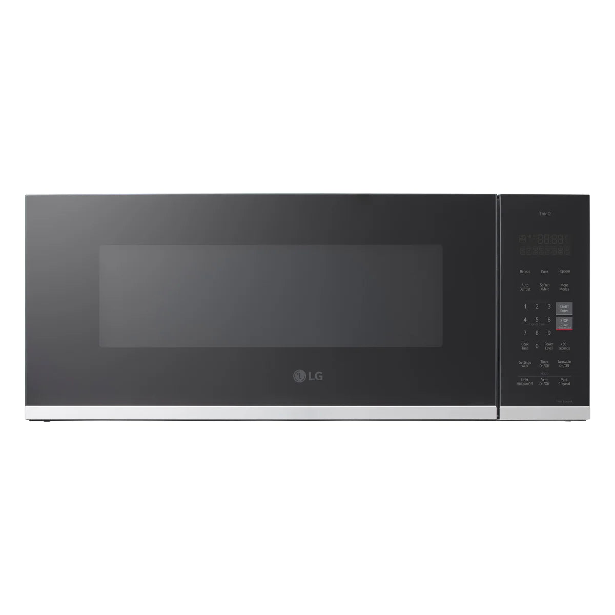 LG 1.3 cu ft. Stainless Steel Over-the-Range Slim Microwave Oven, 400CFM