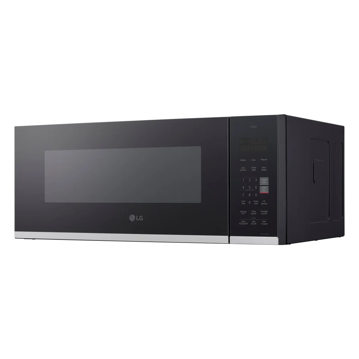 LG 1.3 cu ft. Stainless Steel Over-the-Range Slim Microwave Oven, 400CFM