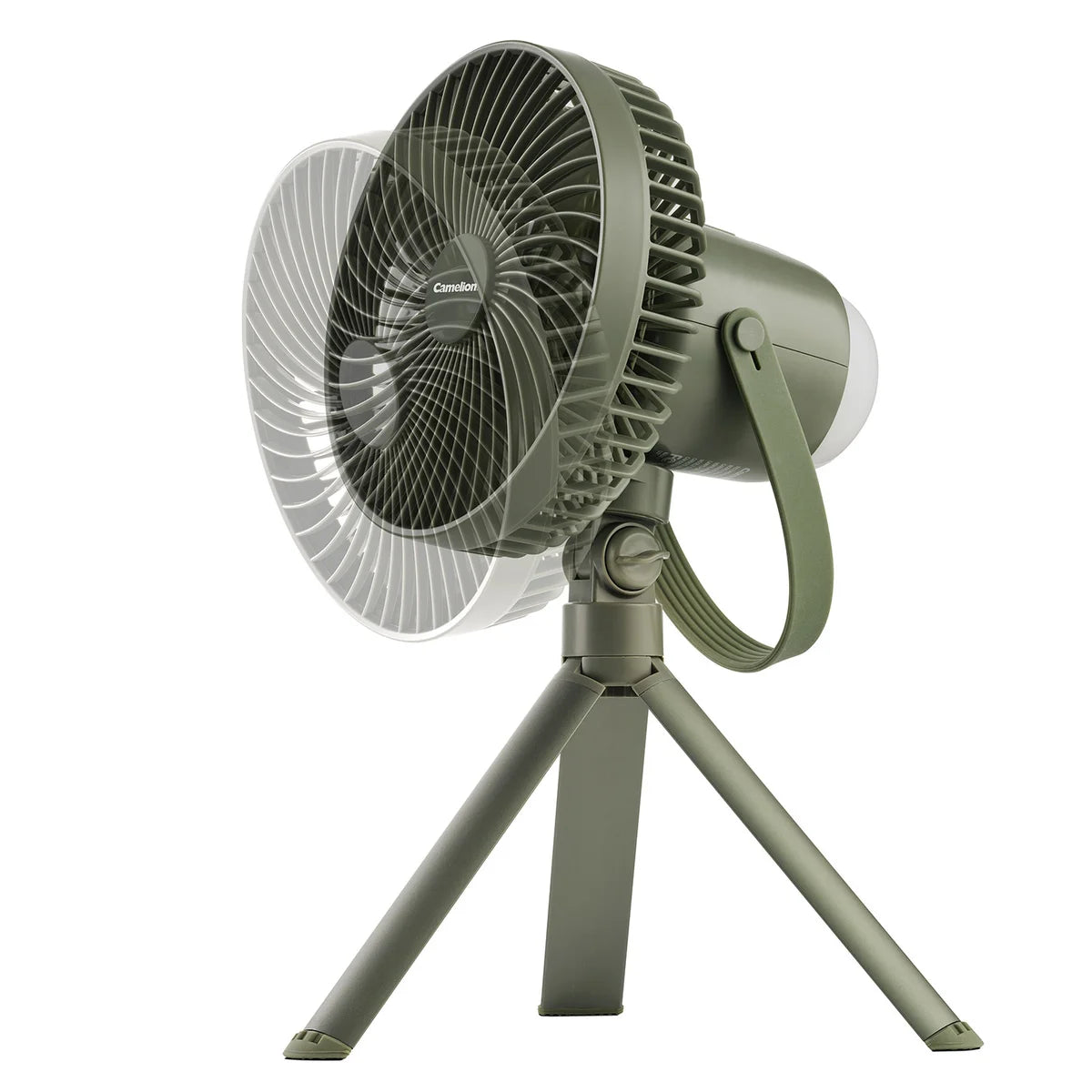Camelion Rechargeable Camping Fan with LED Light