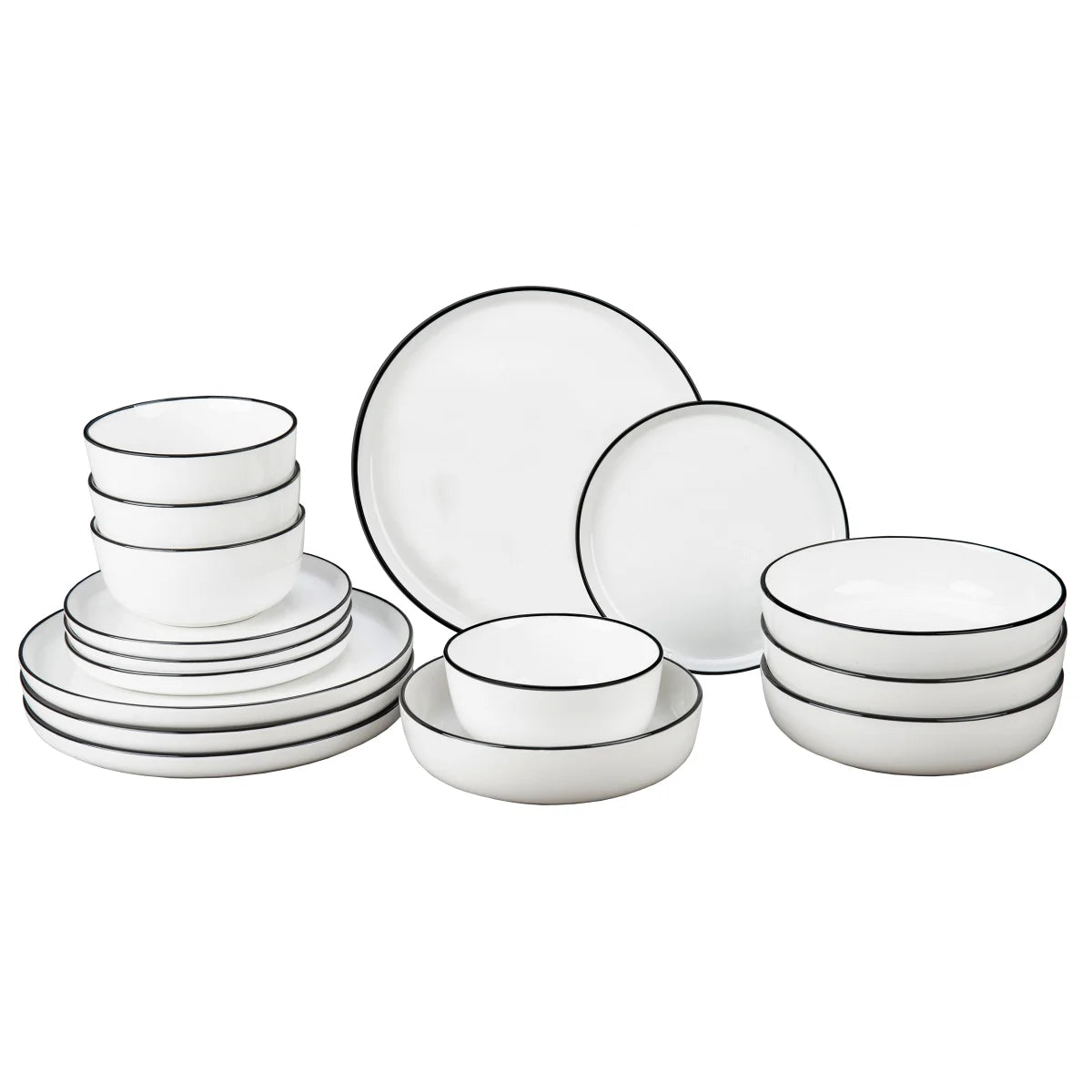 BIA Cordon Bleu Aubry Porcelain Dinnerware Set, 16-piece