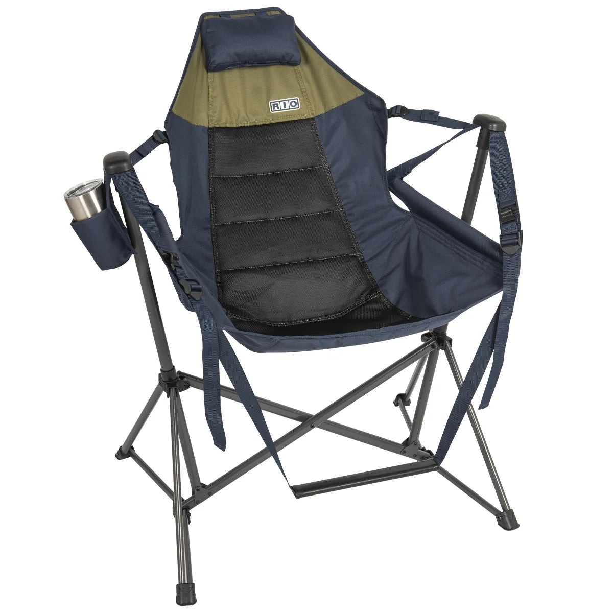 RIO SWINGING HAMMOCK CHAIR WITH FOOTREST