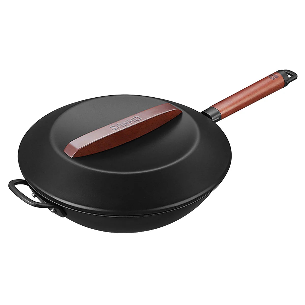 Sanho Non-stick Iron Wok, 32 cm (12.6 in.)