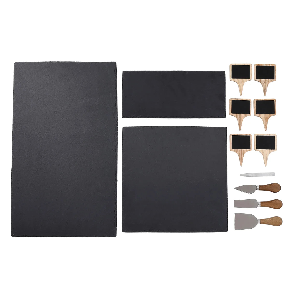 BirdRock Home Slate Charcuterie Serving Set, 13-piece