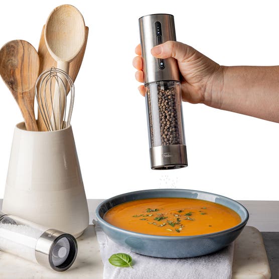 Trudeau OneTouch Electric Salt and Pepper Mills