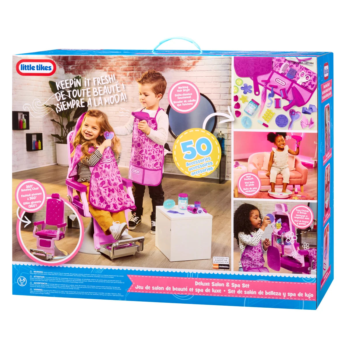 Little Tikes Deluxe Hair Salon & Spa Set