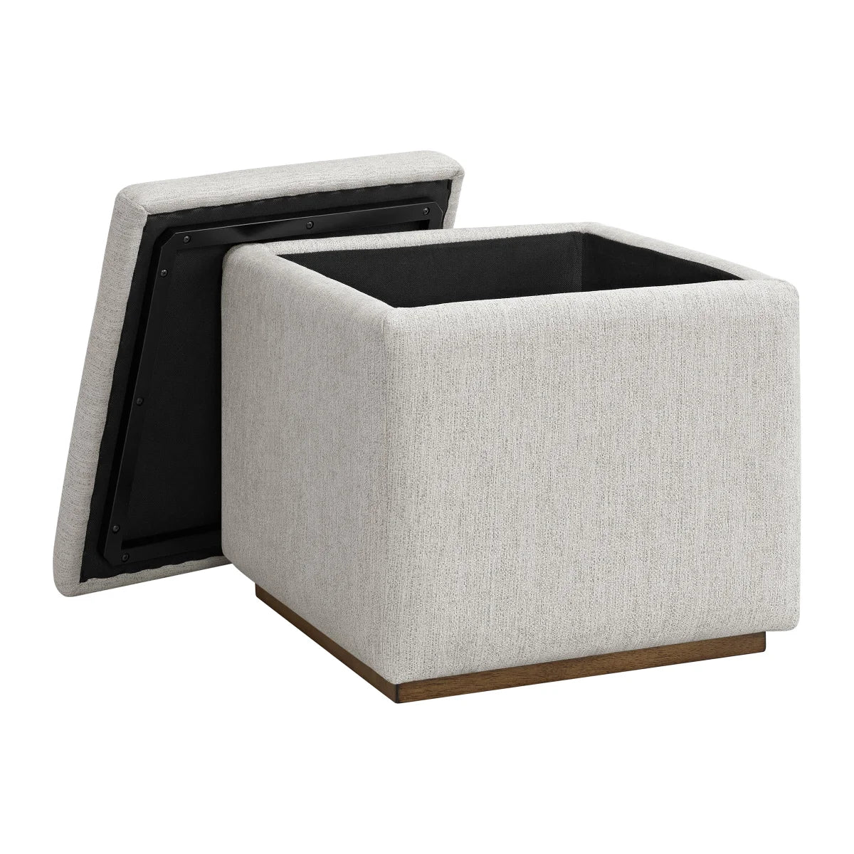 Mulberry Console Table with 2 Storage Ottomans