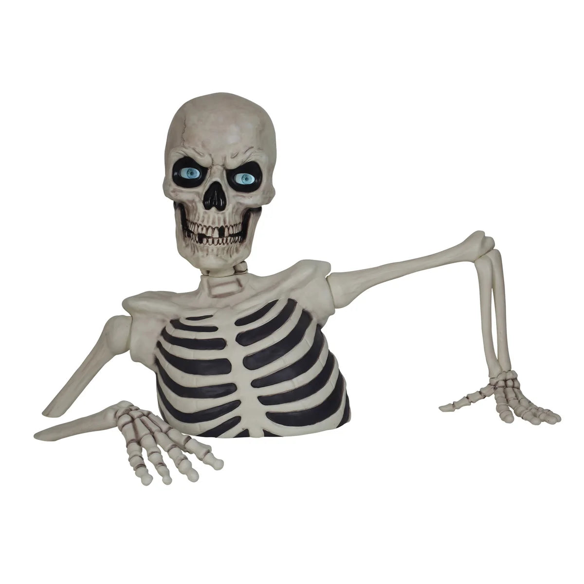 Halloween Giant Ground Breaking Skeleton with LCD Eyes