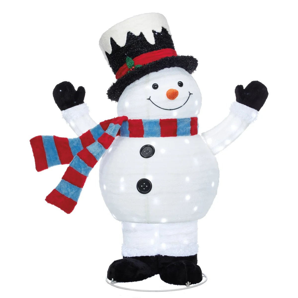 Snowman Family with 435 LED Lights, Set of 3 (Missing dad snow man)