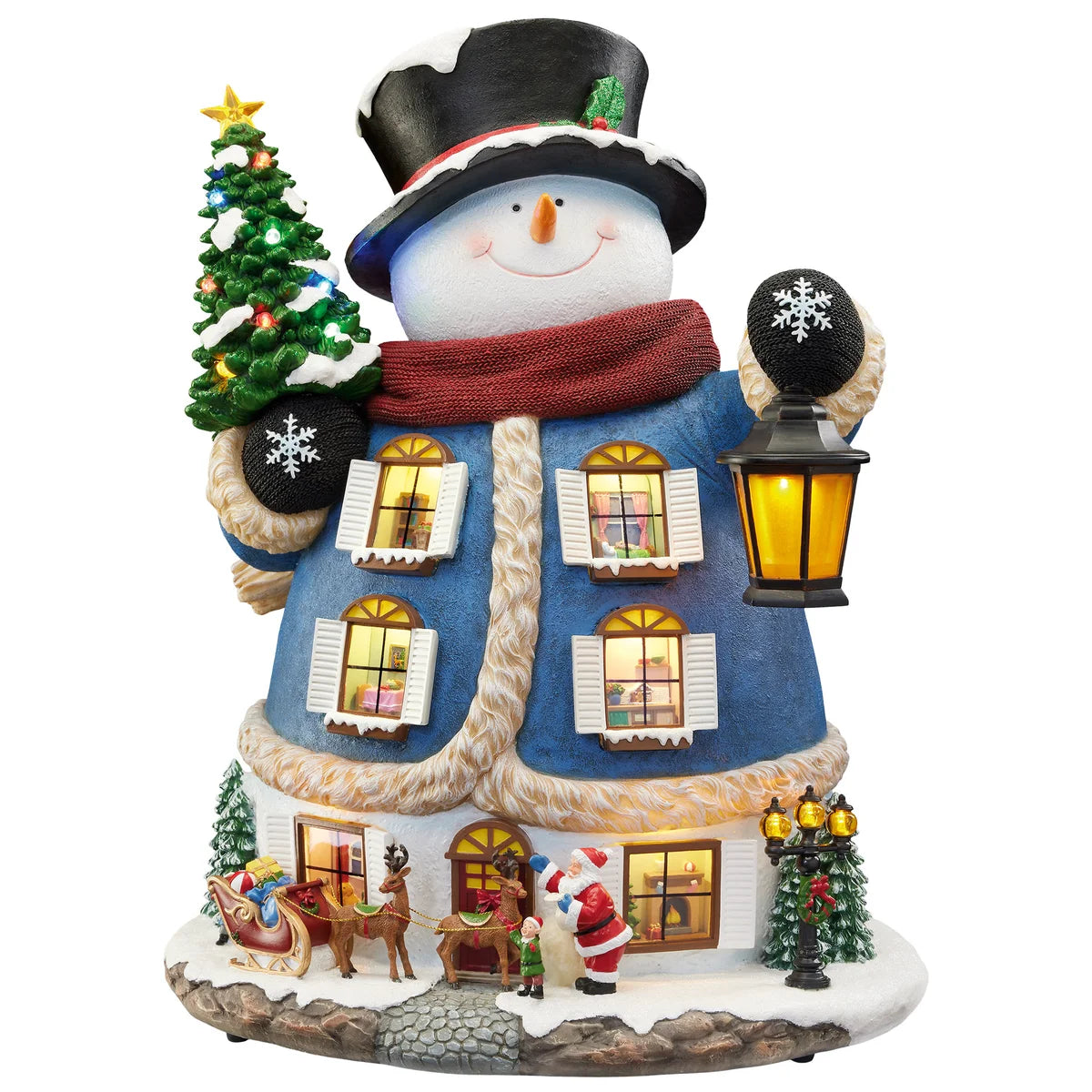 47 cm (18.5 in.) Snowman with Music and Story