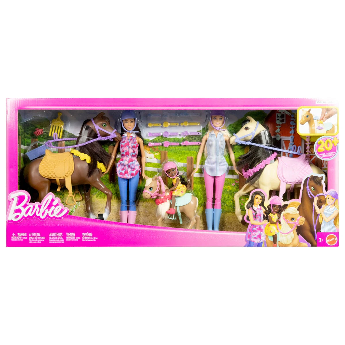 Barbie & Horses, Riding Playset