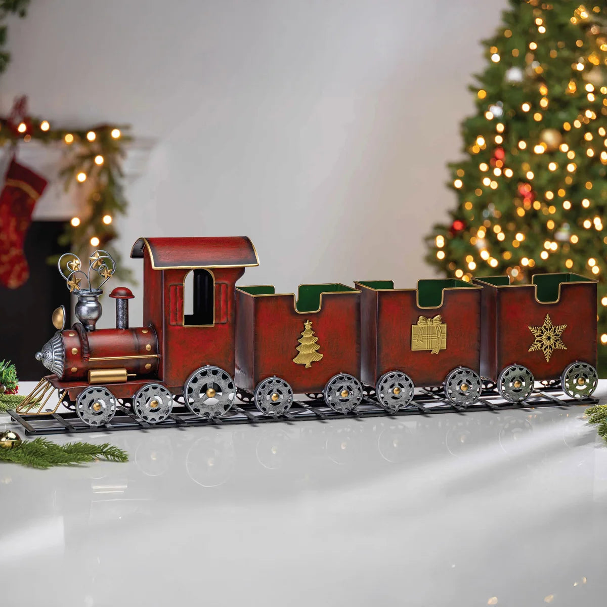 94 cm (37 in.) Holiday Express Train Decoration