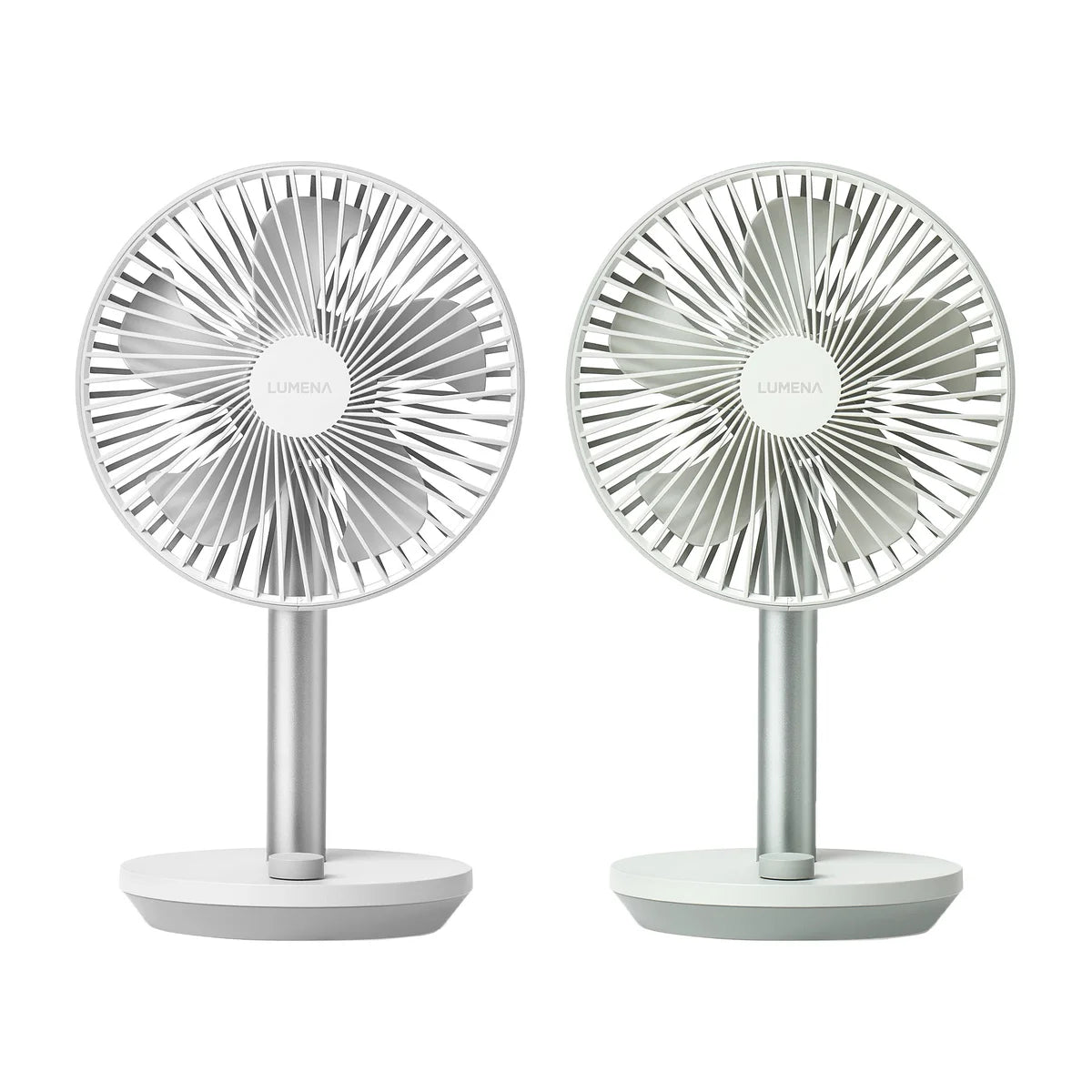 Lumena Stand 4 Cordless Desk Fan 2 pack, 17.78 cm (7 in.)