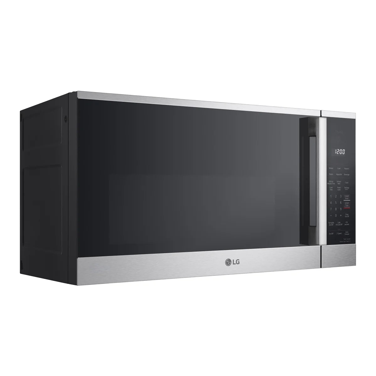 LG 30 in. 1.8 cu ft. Stainless Steel Over-the-Range Microwave with WideView Window and ThinQ Technology, 300 CFM