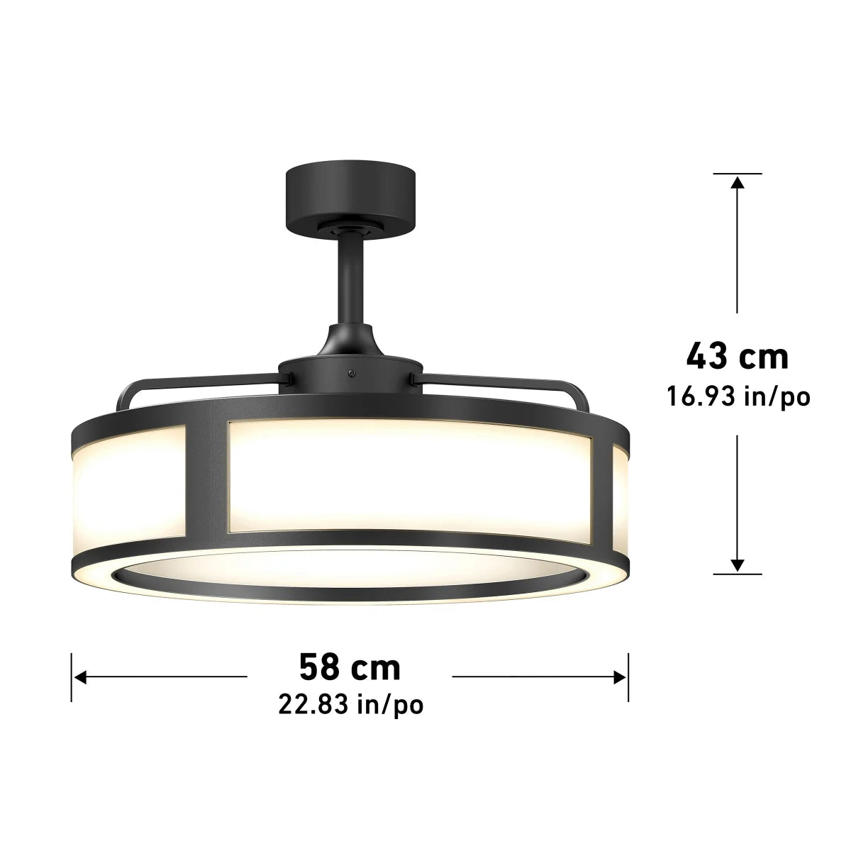 Artika Huxley 23 in. Ceiling Fan