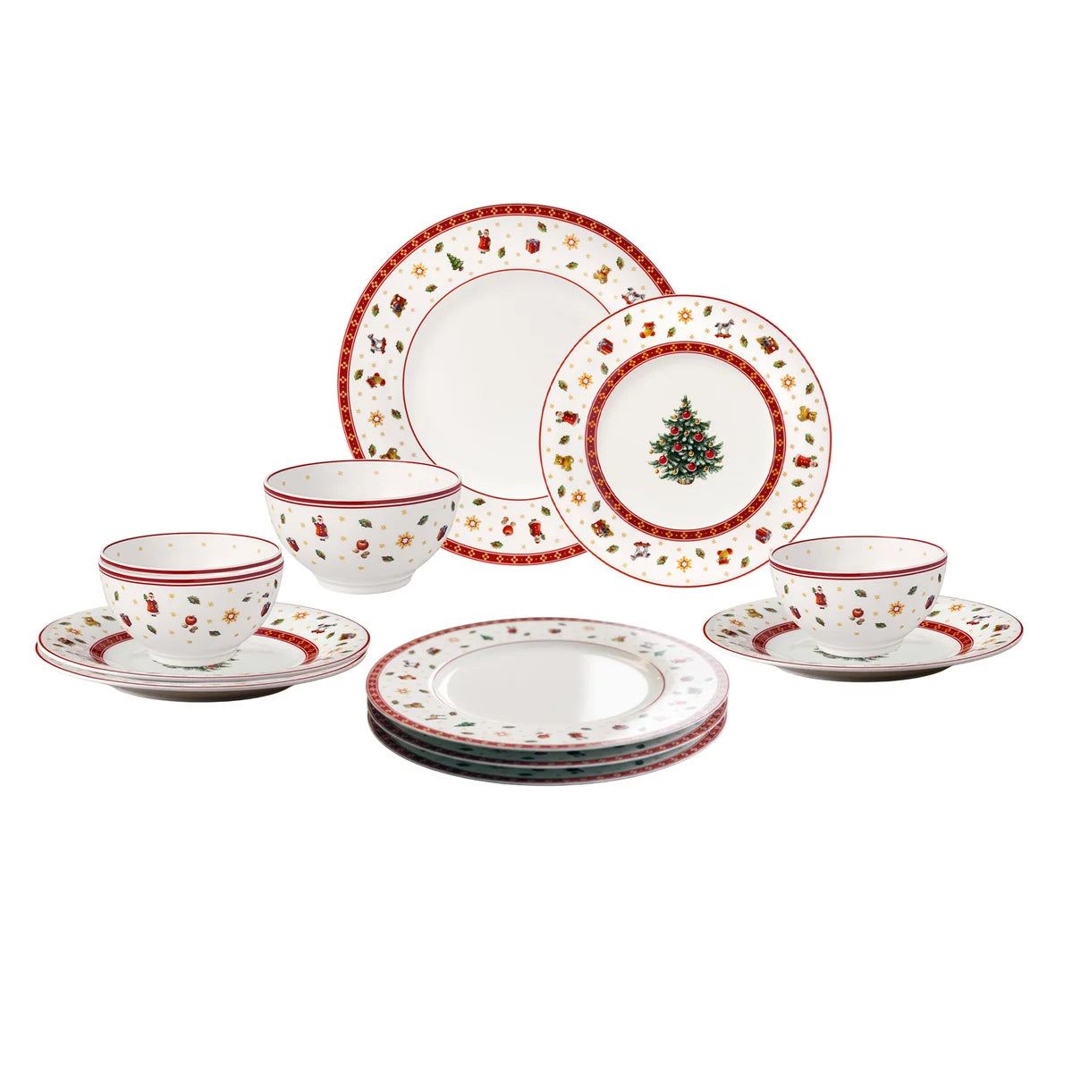 Villeroy & Boch Toys Delight Porcelain Dinnerware Set, 12-pieces
