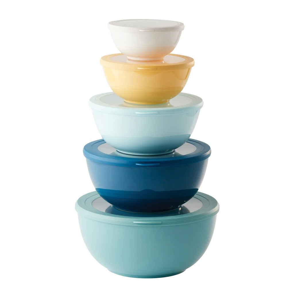 Pandex Melamine Bowl Set with Lids, 5-pieces