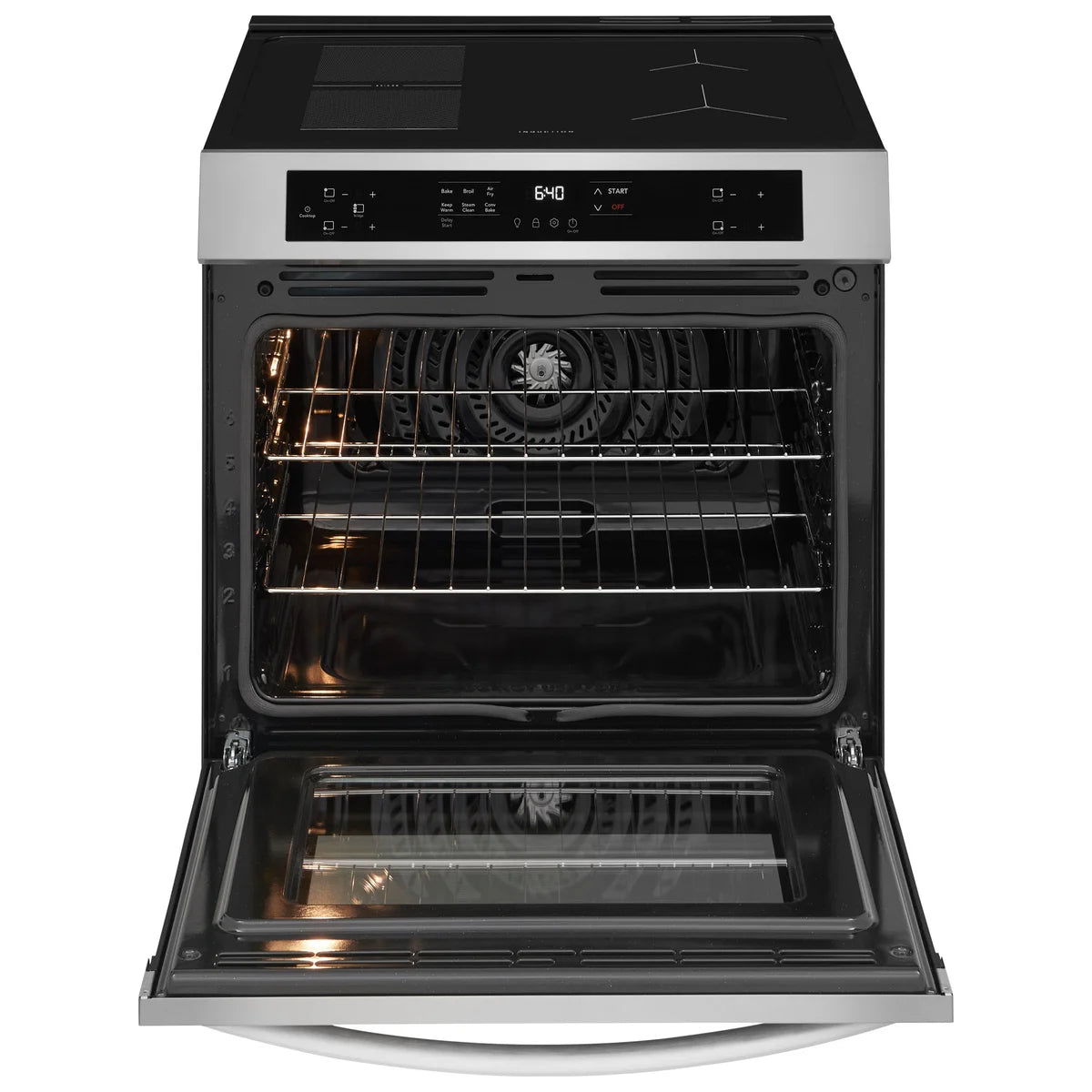 Frigidaire 30 in. 5.3 cu ft. Stainless Steel Freestanding Induction Front Control Range with Air Fry