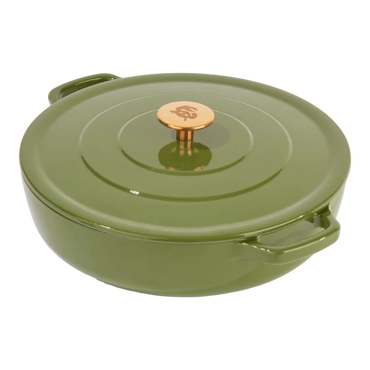 Chuck Hughes Cast Iron Braiser, 3.9 L (4.1 qt.)