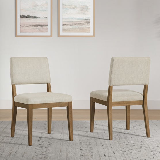 Pike and Main Cowen Fabric Dining Chair, 2-pack