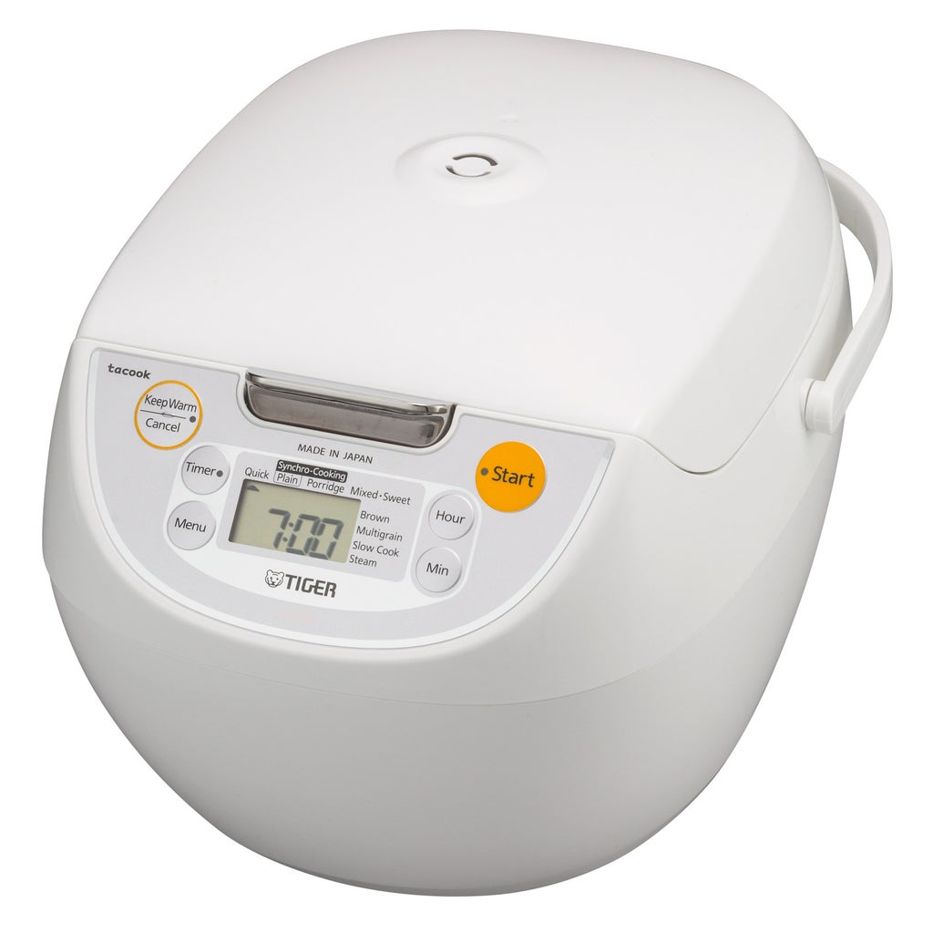 Tiger 5.5 cup (Uncooked) Rice Cooker with Multi-Function 1.7 mm Thick Non-Stick Inner Pot