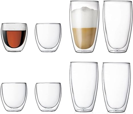 PAVINA DOUBLE WALL THERMO GLASSES 8PK