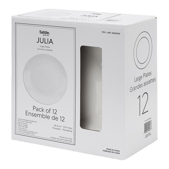 Safdie Julia Large Dinner Plates 12 Pack