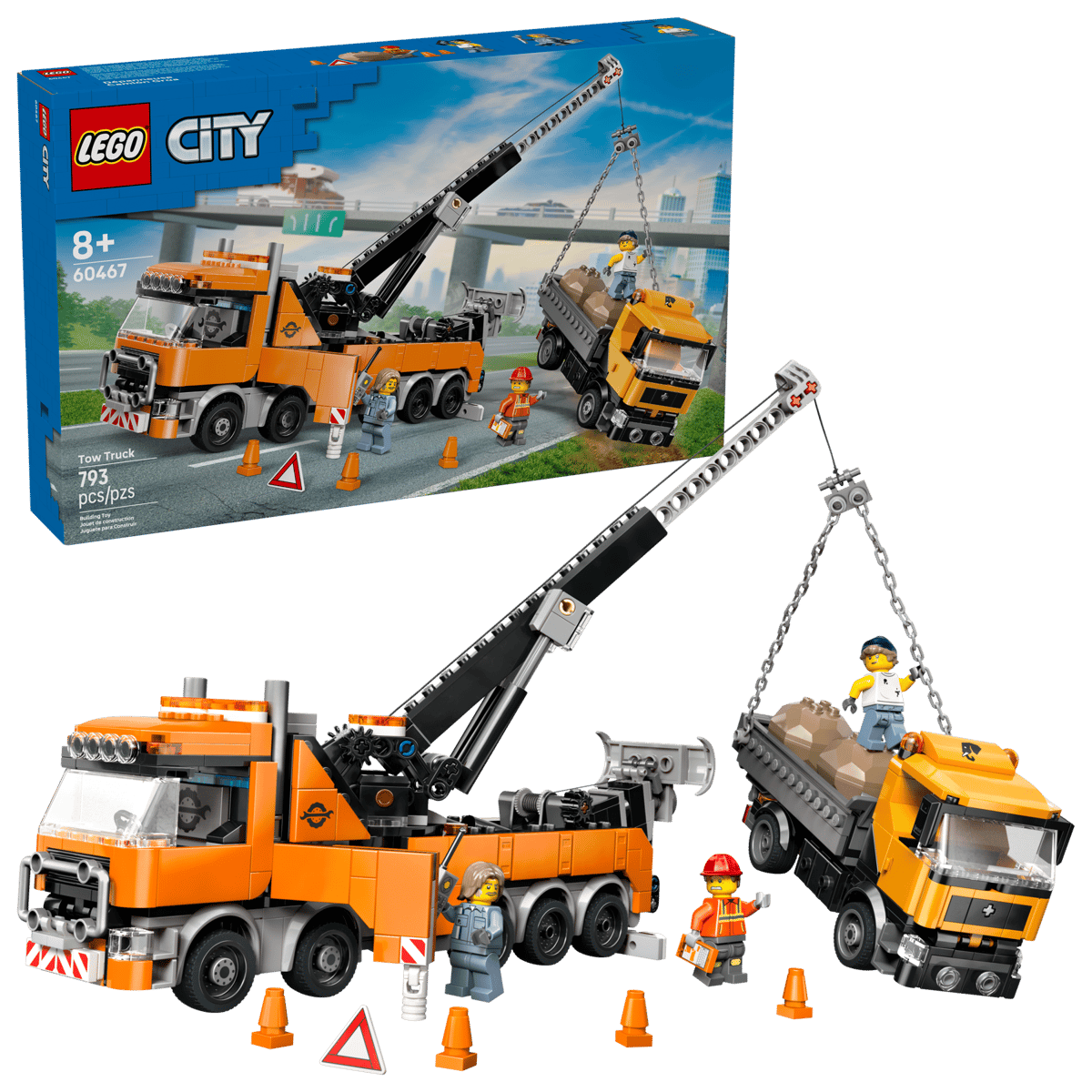 Lego Heavy-Duty Recovery Tow Truck with Crane 60467