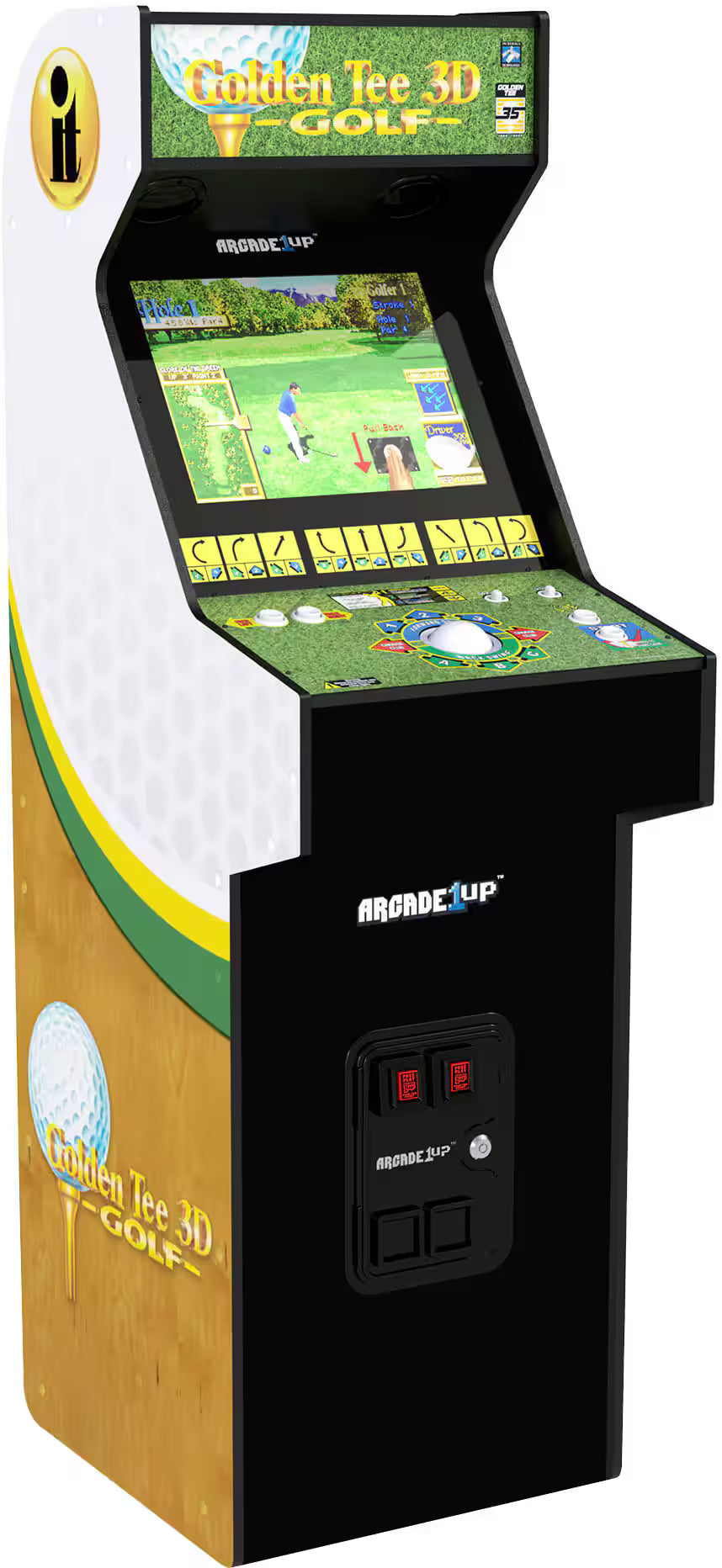 GOLDEN TEE DELUXE ARCADE MACHINE 8 GAMES