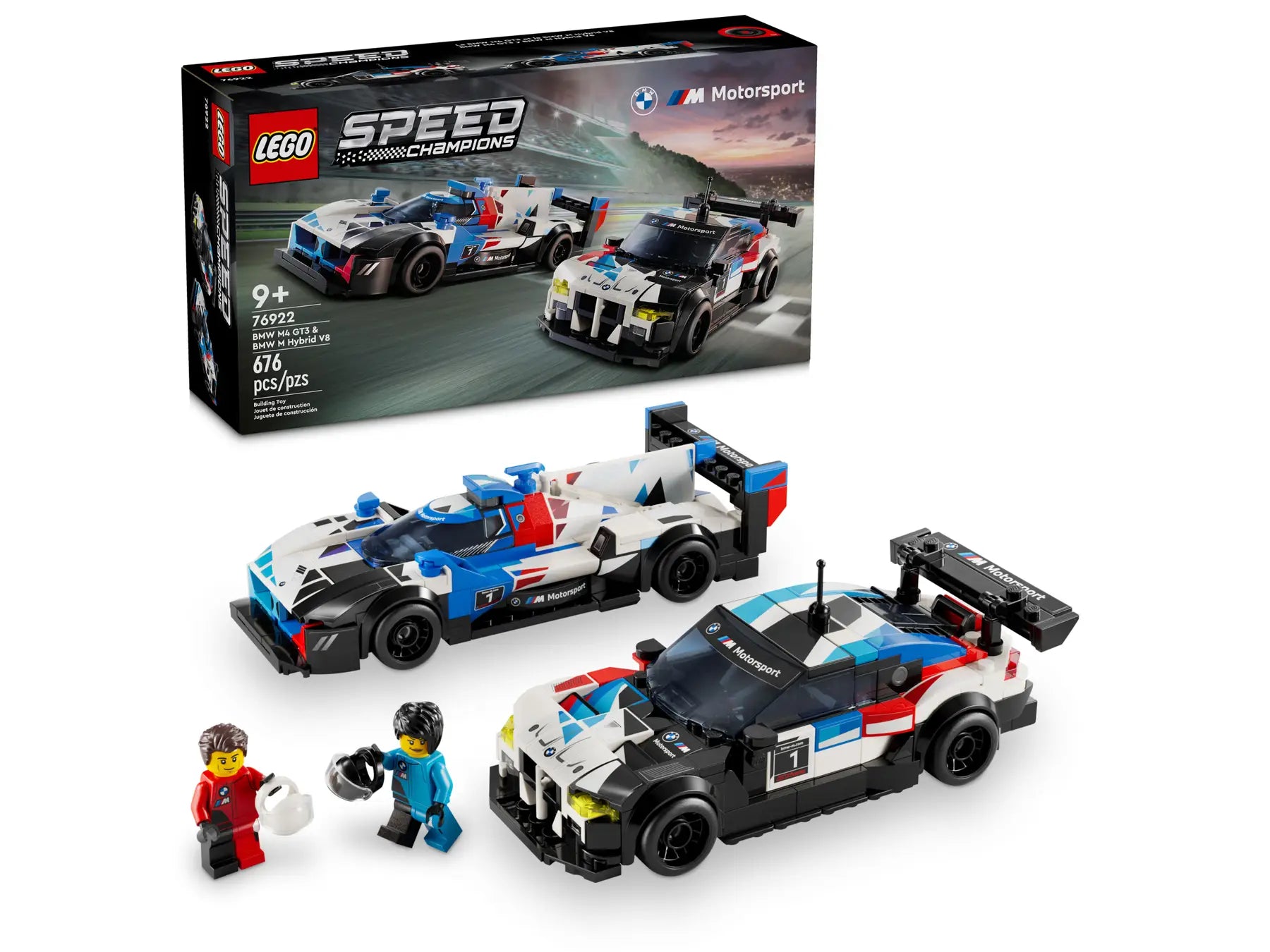 LEGO BMW M4 GT3 & BMW M Hybrid V8 Race Cars