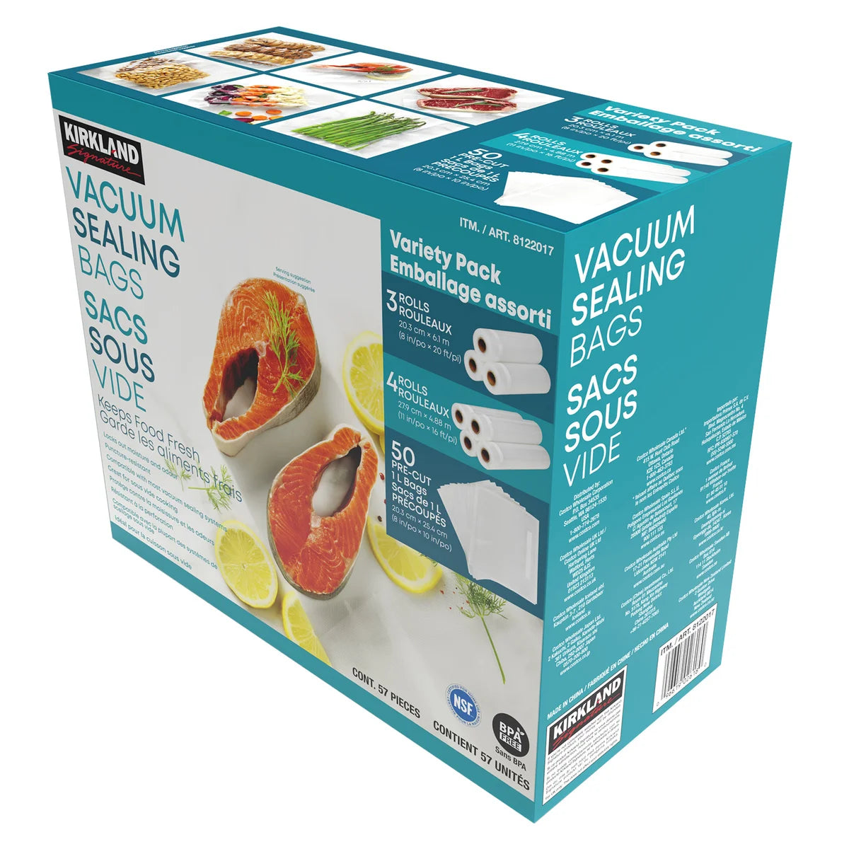 Kirkland Signature Vacuum Sealing Bags, Assortment Pack