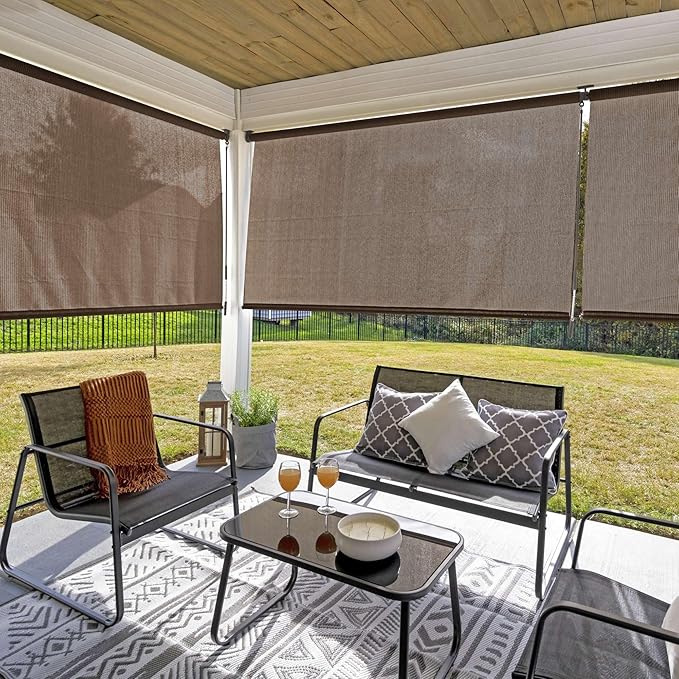 COOLAROO OUTDOOR ROLLER SHADE 8′ X 8