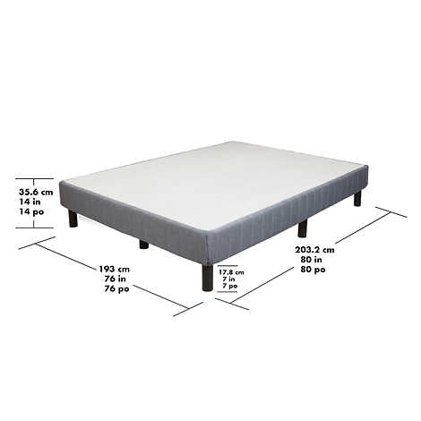 EnForce Platform Bed Base, King (Metal Frame Only)in box