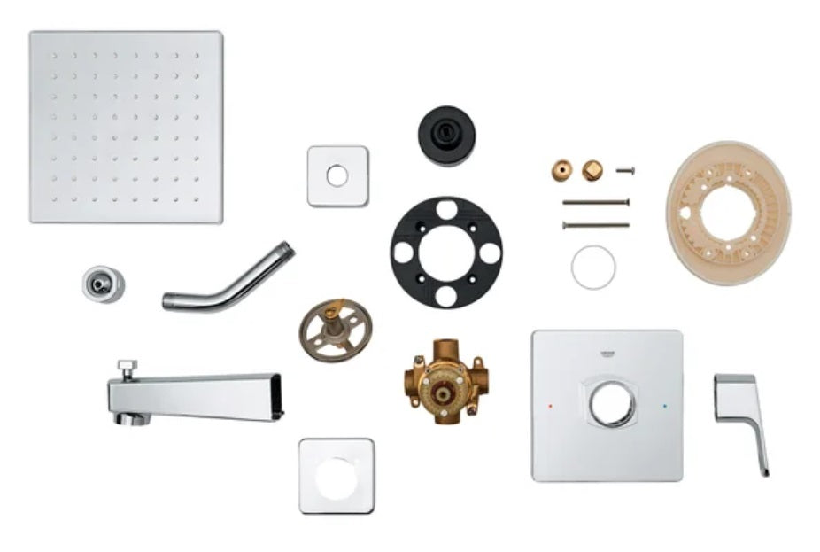 GROHE Tallinn Bathtub and Shower Faucet in StarLight Chrome