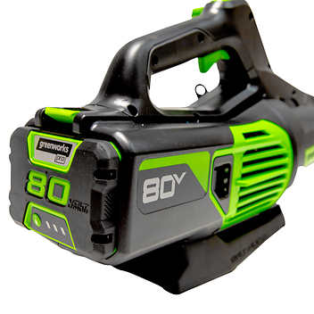 Greenworks 80V 730 CFM-170 MPH Brushless Axial Blower, 2.0 AH Battery and Charger Included