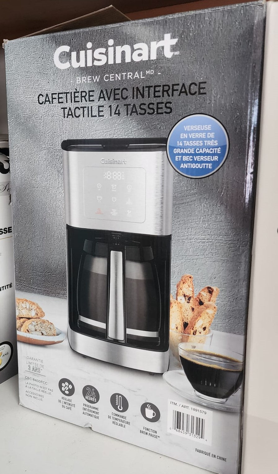 Cuisinart Brew Central 14-Cup Programmable Touchscreen Coffee Maker