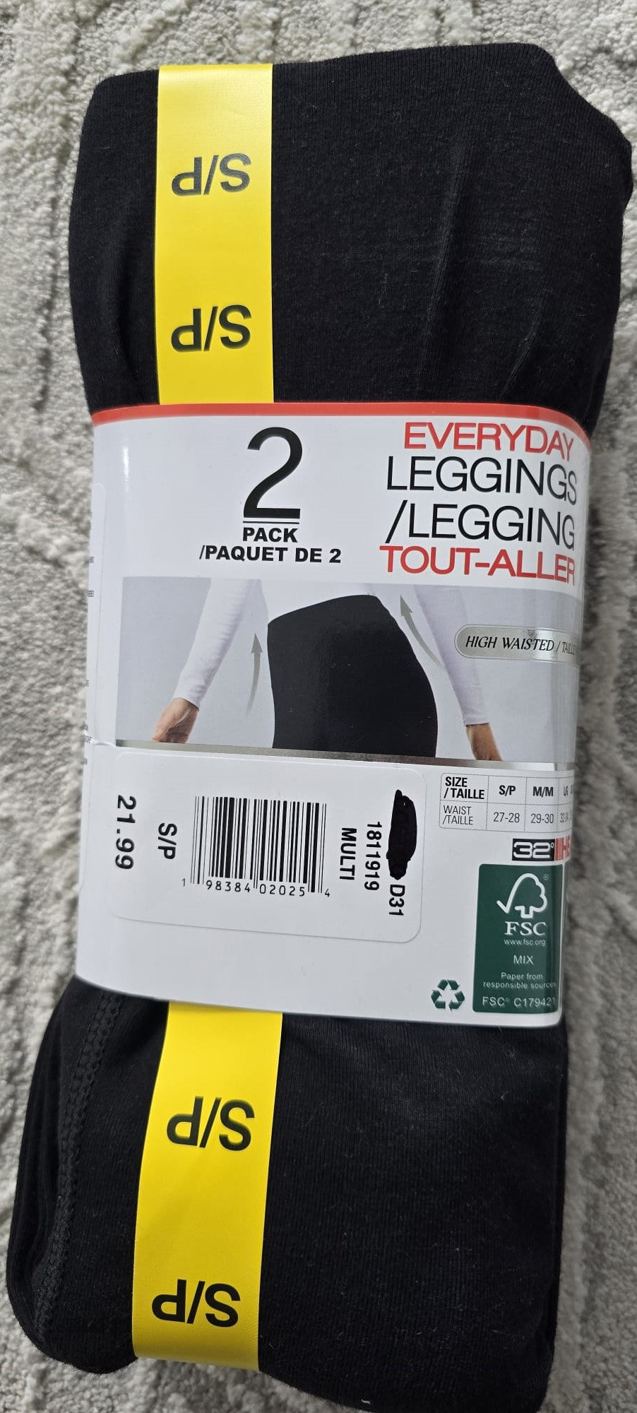 32 DEGREES EVERYDAY LEGGING 2PK