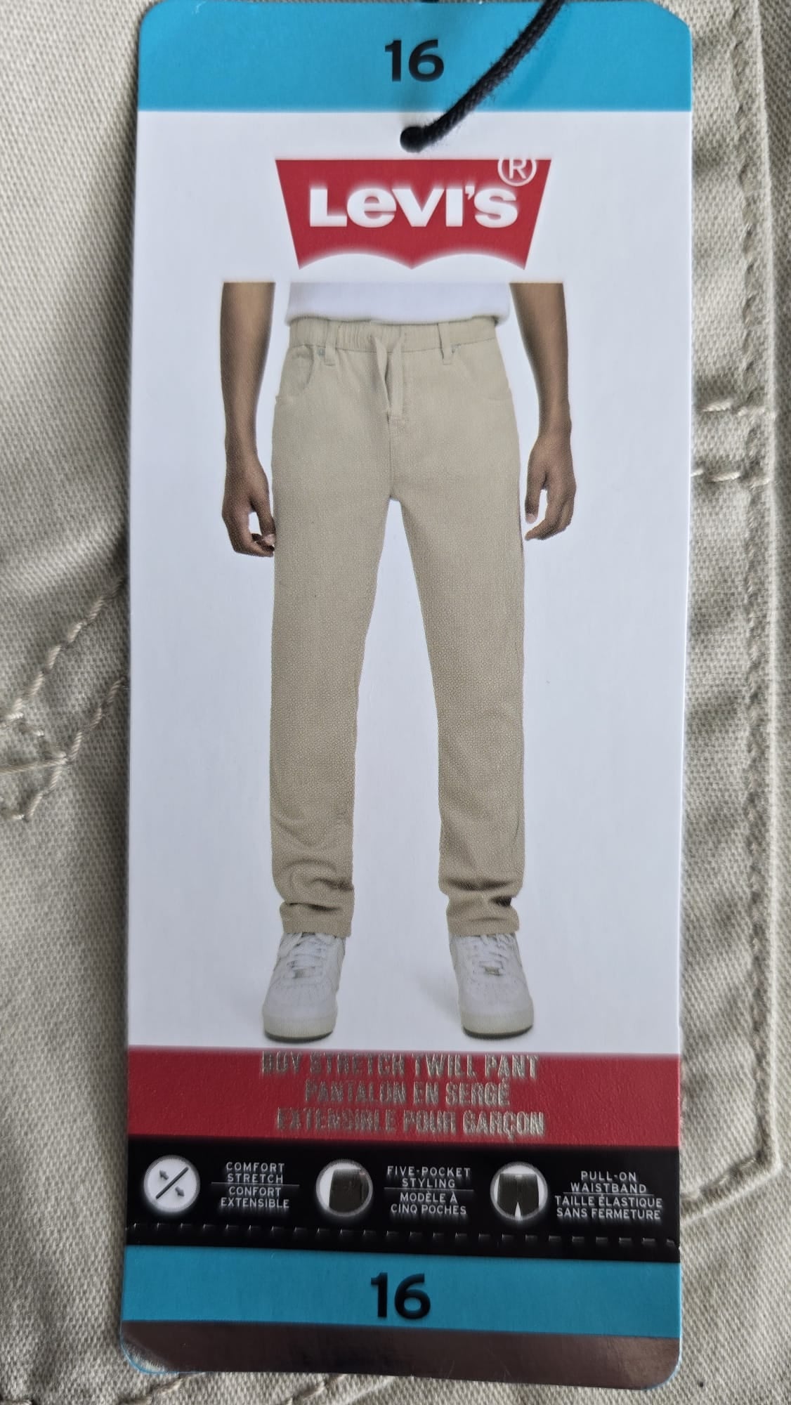 LEVI'S ASSORTED PANTS BOYS 16