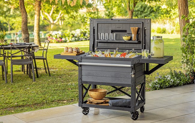 Keter Patio Cooler and Beverage Cart