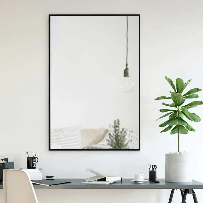PARKER IRON FRAME MI, Parker Classic Rectangular Mirror with Black Iron Frame
