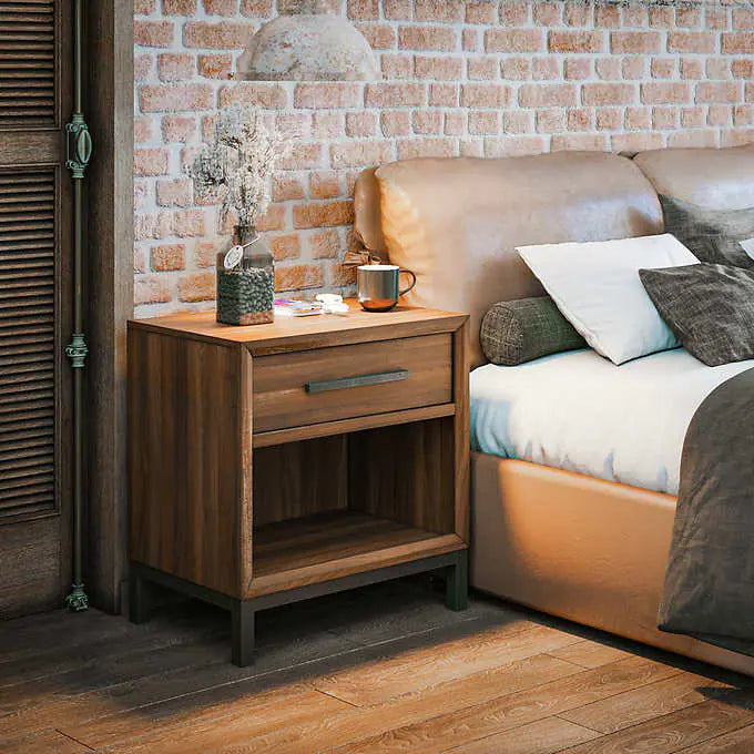 RHODES BROWN NIGHTSTAND TABLE