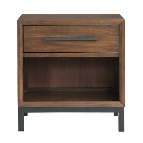 RHODES BROWN NIGHTSTAND TABLE
