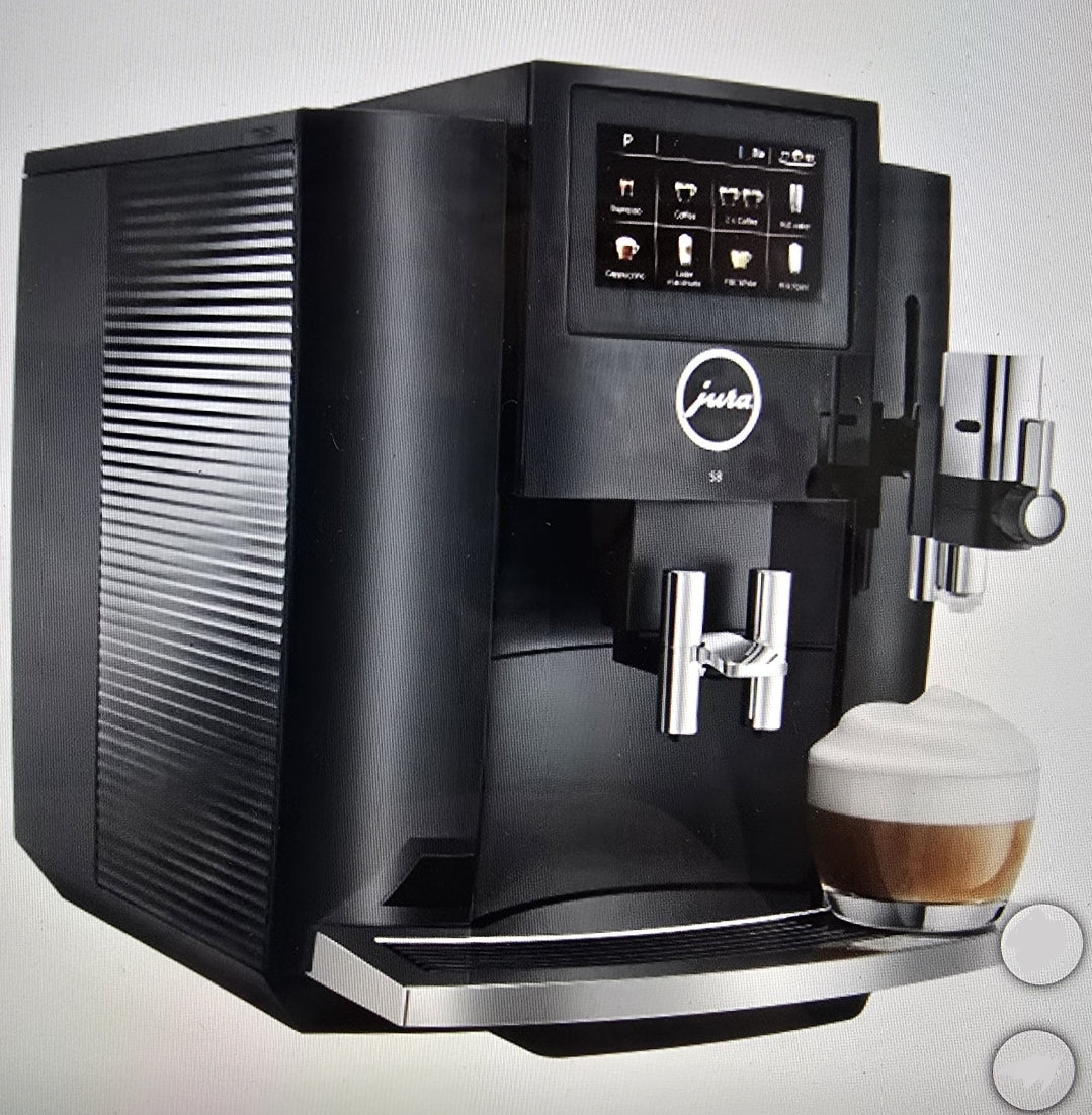 JURA S8 Automatic Coffee Machine, Piano Black