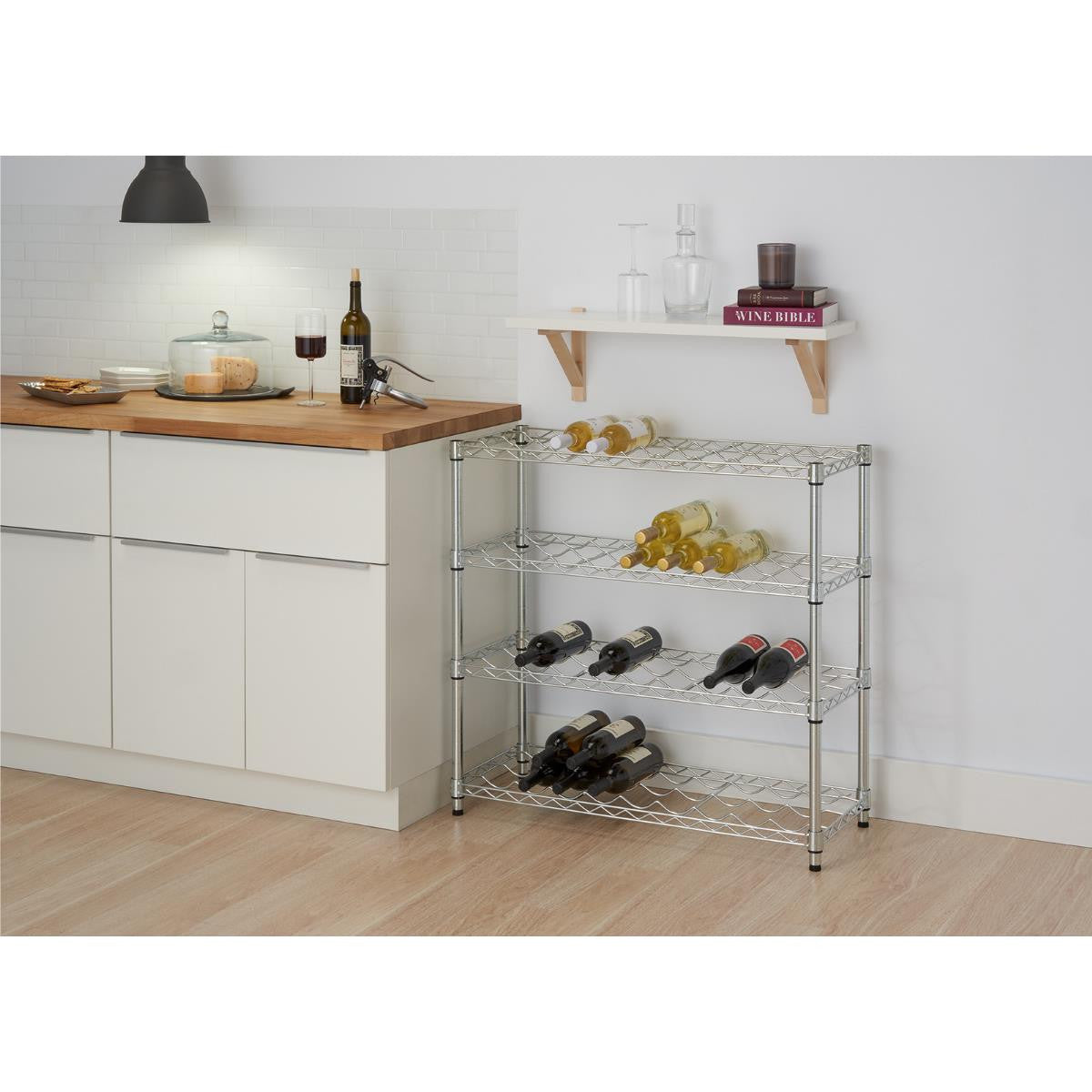 TRINITY EcoStorage 4-Tier 36x14x34.5 Commercial Wine Rack